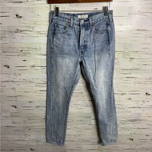 Levi’s Altered 501 Skinny Blue Jeans.‎ Size 26